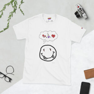 01_Maybe just happy_Short-Sleeve Unisex T-Shirt